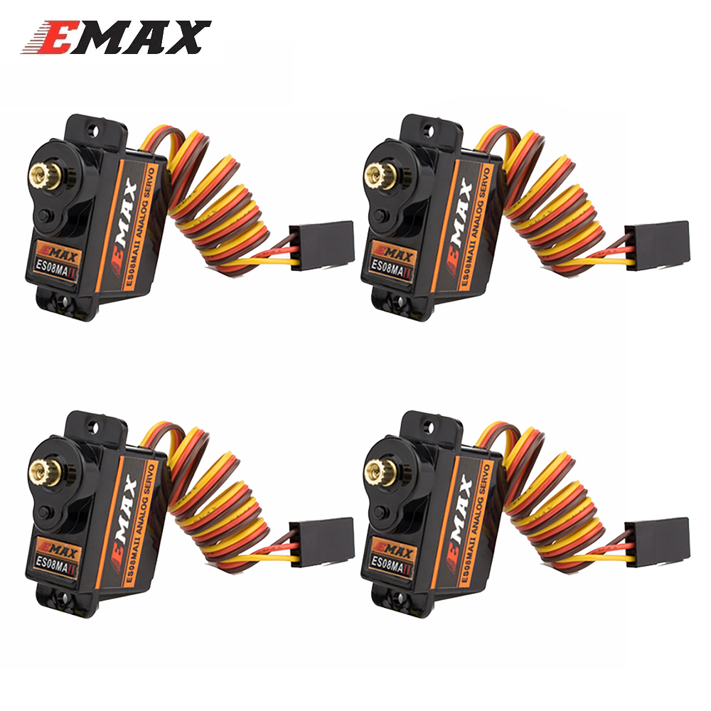 Rc Helicopter Servo - 1/2/4/8 adet EMAX ES08MA ES08MAII 12g