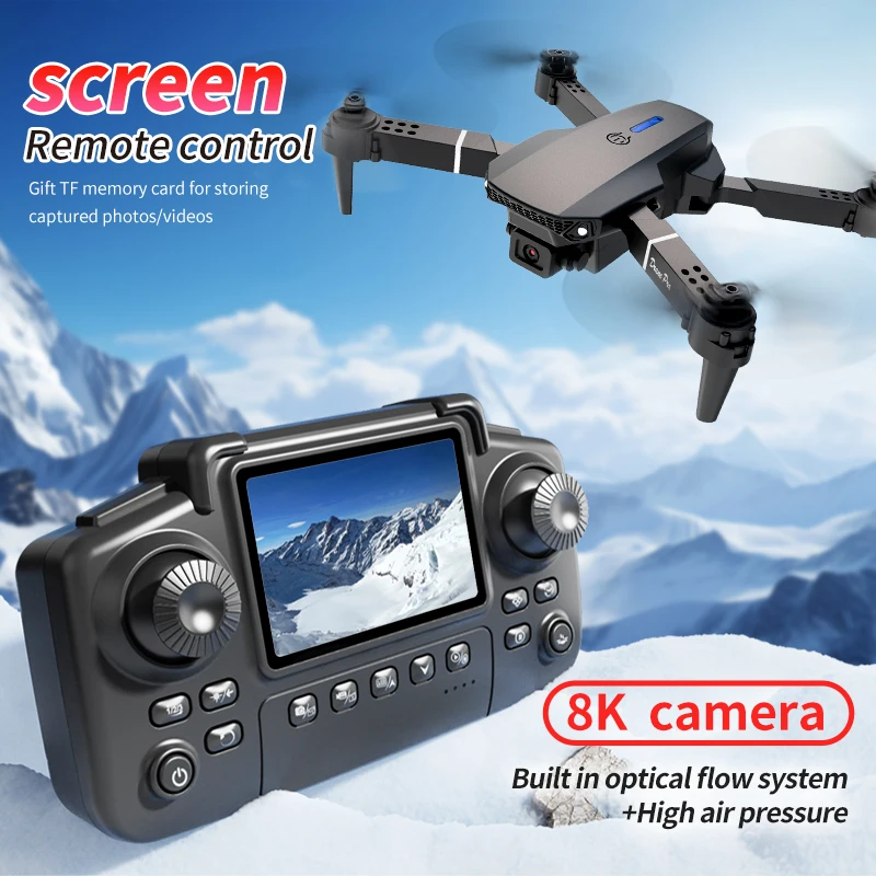 Profesyonel E88 PRO Drone, Ekr - Rc Helicopter Electric incelemesi ve fiyatı
