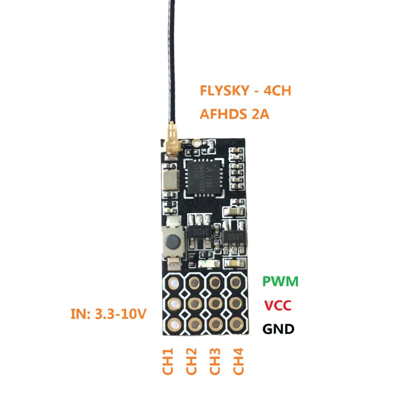 Flysky FS2A Mini Alıcı 4CH AFH - Rc Helicopter Remote Control incelemesi ve fiyatı