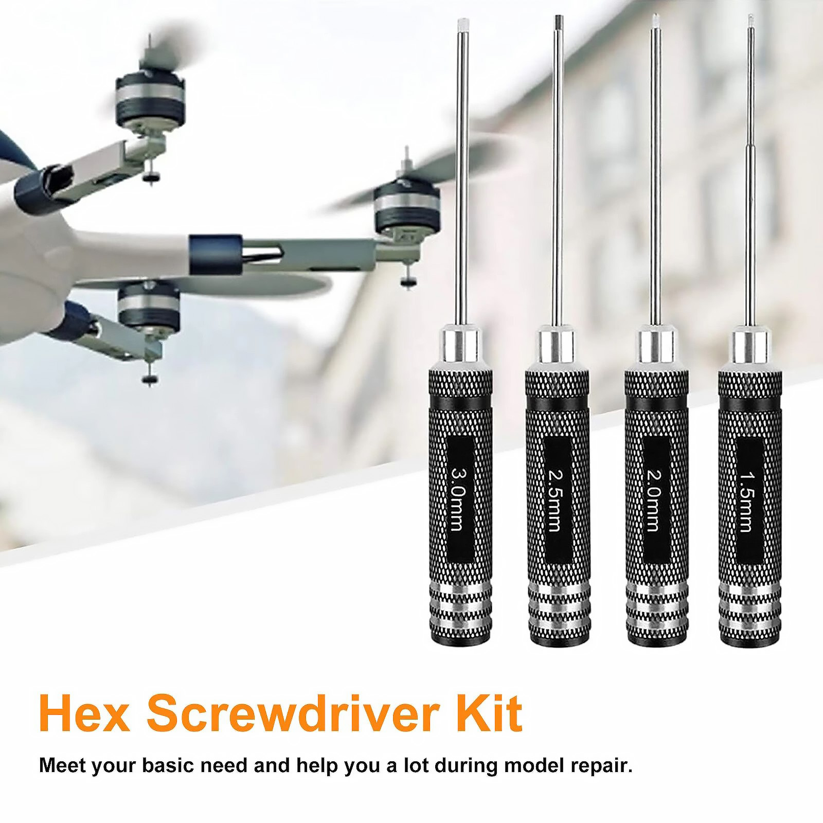 4 Adet/lot RC Araçları Altıgen - Rc Helicopter Tool Kit incelemesi ve fiyatı