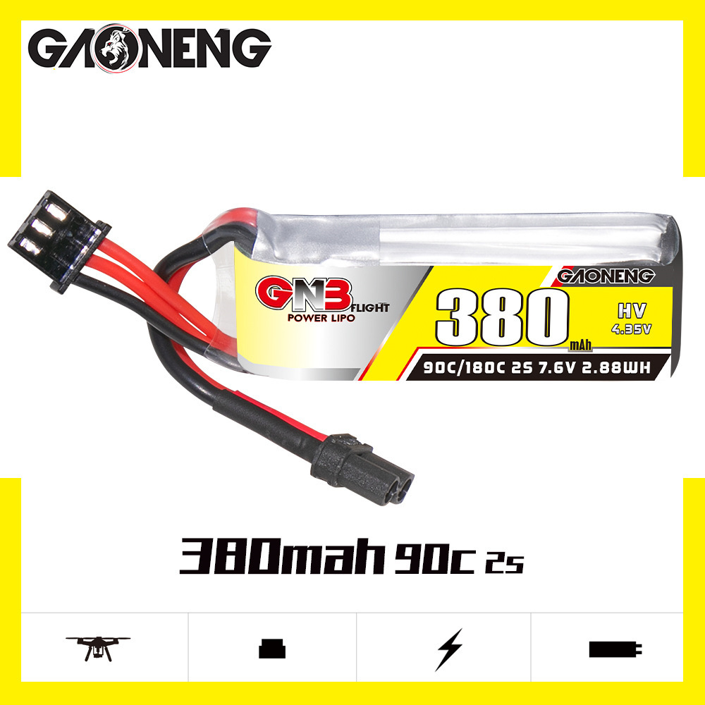 GNB 2S 7.6V 380mAh 90C/180C Li - Rc Helicopter Coaxial incelemesi ve fiyatı