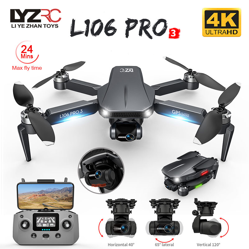 L106 Pro 3 Drone 5G WIFI FPV K - Rc Helicopter Electric incelemesi ve fiyatı
